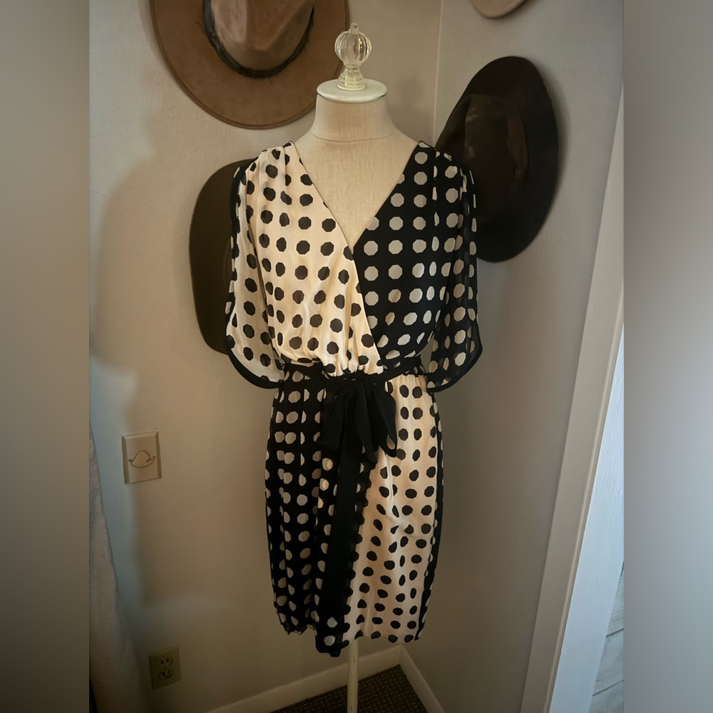 Trina Turk Black & Cream Dress